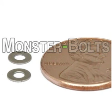 M2 / 2mm Stainless Steel Flat Washer, Metric DIN 125A Grade 18-8 / A2