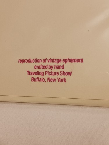 NEU Reise Bilder Show Vintage Ephemera Reproduktion Briefpapier Karte Buffalo NY - Bild 7 von 7