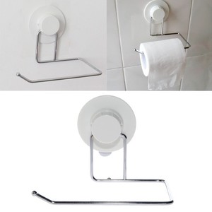 Toilet Paper Holder Bathroom Suction Hanger Tissue Rack Kitchen Image Is Loading Toilet Paper Holder Bathroom Suction Hanger Tissue Rack