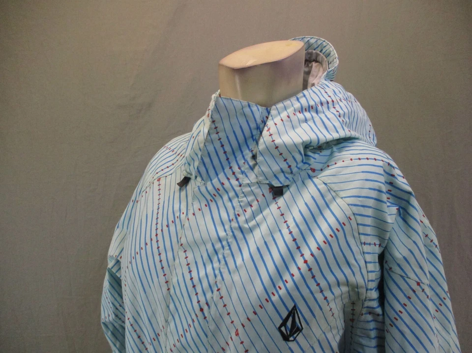 VOLCOM THERMONITE Size M Womens Stand Collar Powder Skirt Snowboard Jacket 198 - Image 4 of 4