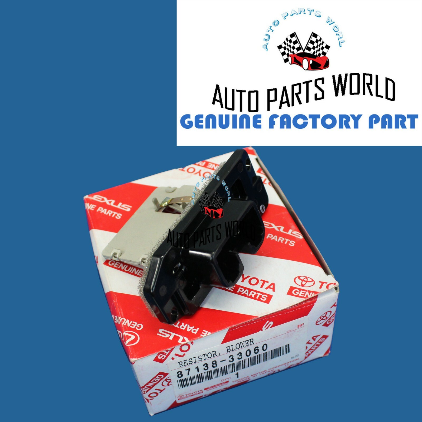 NEW GENUINE OEM TOYOTA CAMRY SOLARA HEATER BLOWER MOTOR RESISTOR 87138