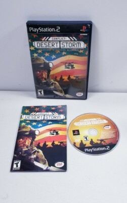 Conflict: Desert Storm PS2 (Sony PlayStation 2, 2002) With Manual TESTED