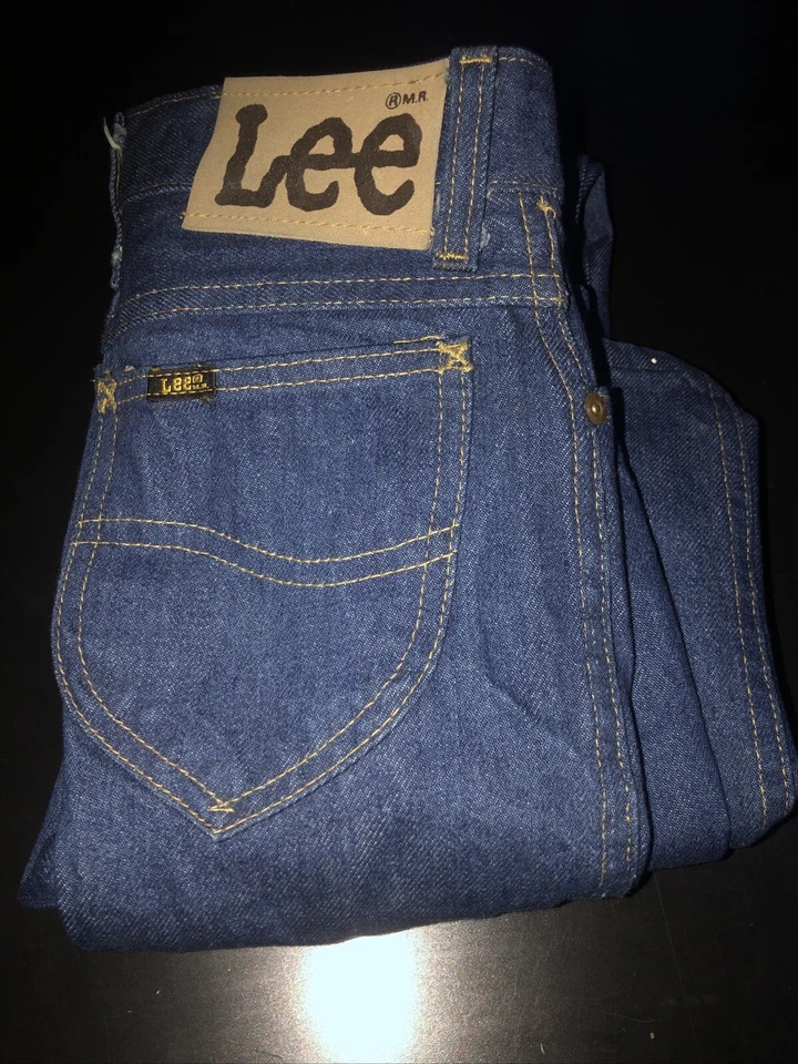 Vintage 70s Lee Denim Jeans Talon 42 Zipper 26” X 34”.         C5 - Image 2 of 4