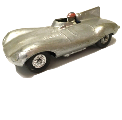 Crescent Toy Jaguar D-Type ミニカー Crescent Toy Co. Jaguar D-Type Racing Car 3.5 Litre Sports Silver