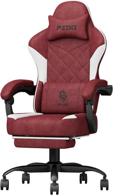 Gamer Chair Ergonomic Gaming Chair with Footrest for Adults, Lumbar Support, Fab