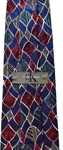 Calvin Klein Neck Tie, 100% Silk tie, Neck wear Made in USA, New Designer tie - Picture 12 of 12