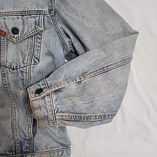 Vintage BIG JOHN Denim Jeans Trucker Jacket Blue Japan SIZE 3L - Picture 8 of 13