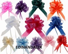 50mm Pull Bows Large Ribbon Wedding Car Tables Venue Birthday Pew Florist Ribbon