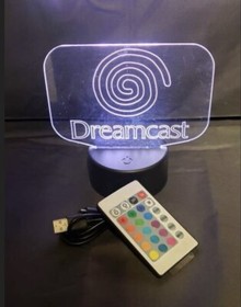 SEGA Dreamcast 3D LED Acrylic Lighted Lamp 8 Colors+Remote (Show It Off)