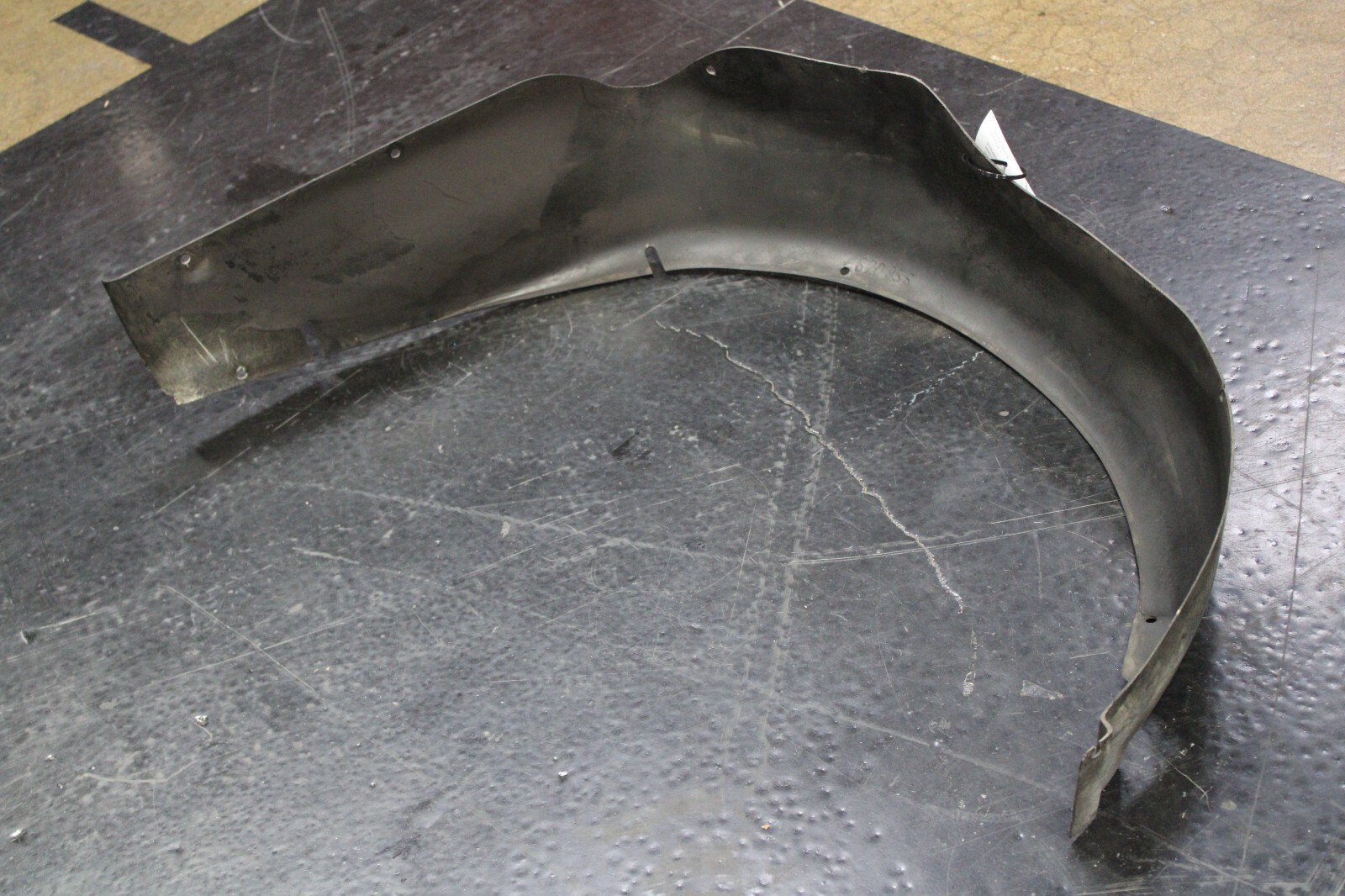 Ferrari F355, LH, Front Inner Fender Liner, Dmg, Used, P/N 65260600