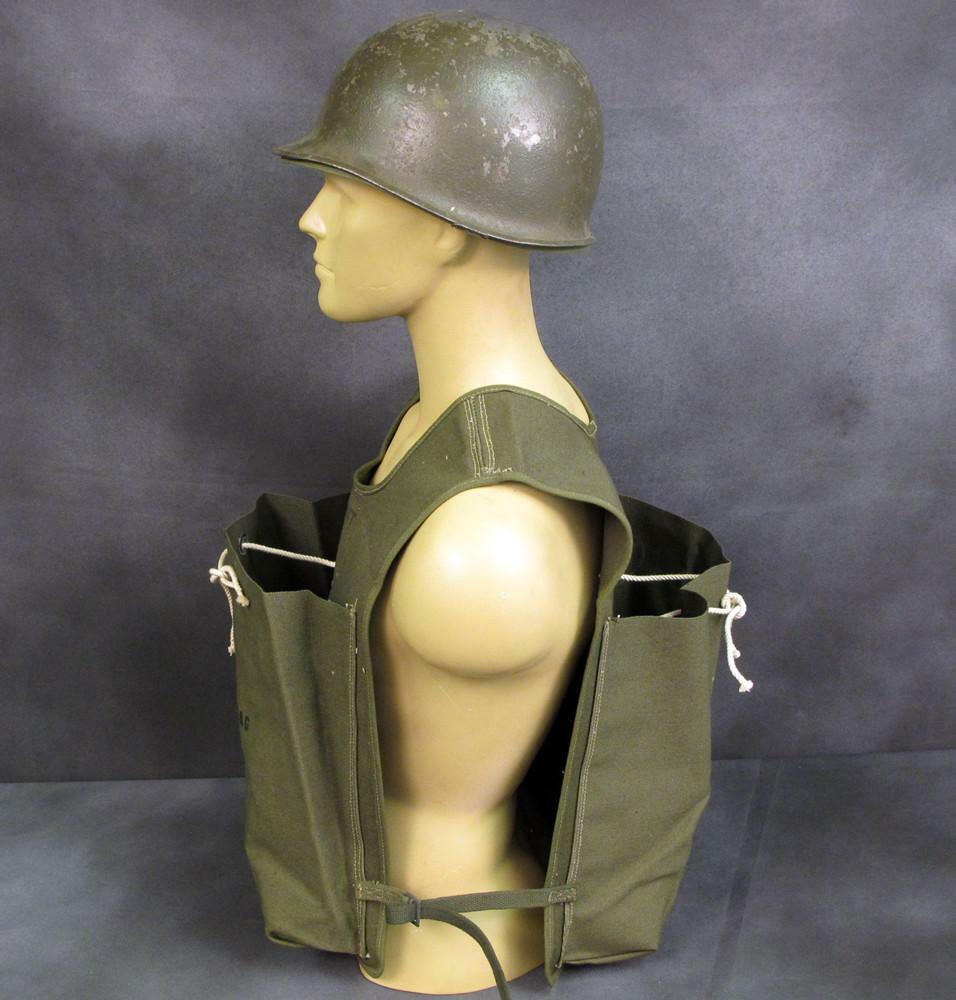 NEW OLD STOCK WWII KOREAN WAR M2AI M2 OD GREEN AMMUNITION VEST BAG