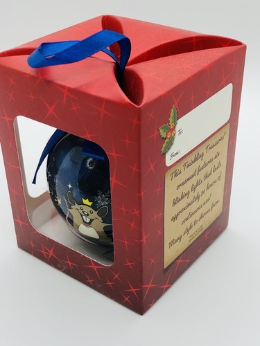 NUTCRACKER Twinkling Treasures 3D Blinking Christmas Ornament Shatterproof GIFT - Picture 4 of 12