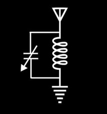 RADIO CIRCUIT / TUNED CIRCUIT VINYL STICKER /...
