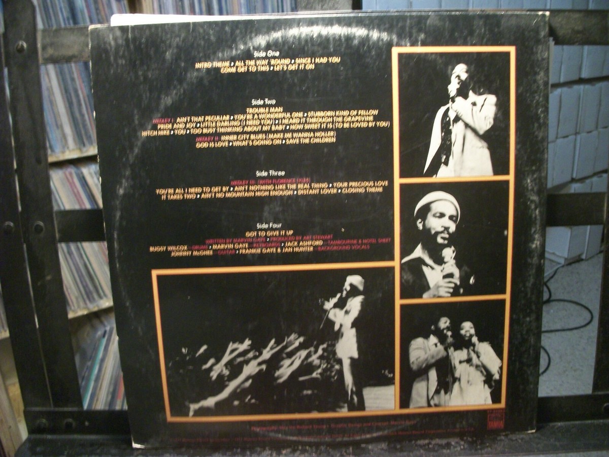 MARVIN GAYE Live At The London Palladium double LP EX 1977 Tamla