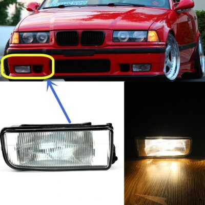 Right For BMW E36 1992-1998 318 320 323 325 328i Front Fog Light Lamp With Bulb
