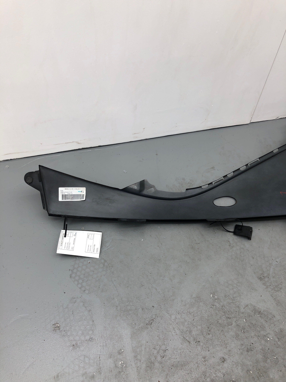 2014-2019 BMW I8 REAR LEFT QUARTER PANEL BLACK OEM