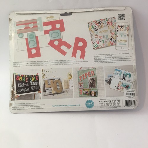 Alphabet Punch Board by We R Memory Keepers - Picture 12 of 12