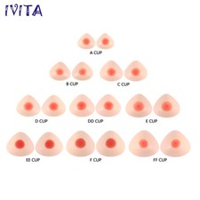 A-FF Cup Full Body Silicone Breast Forms Breastplates Transgender Fake Boobs