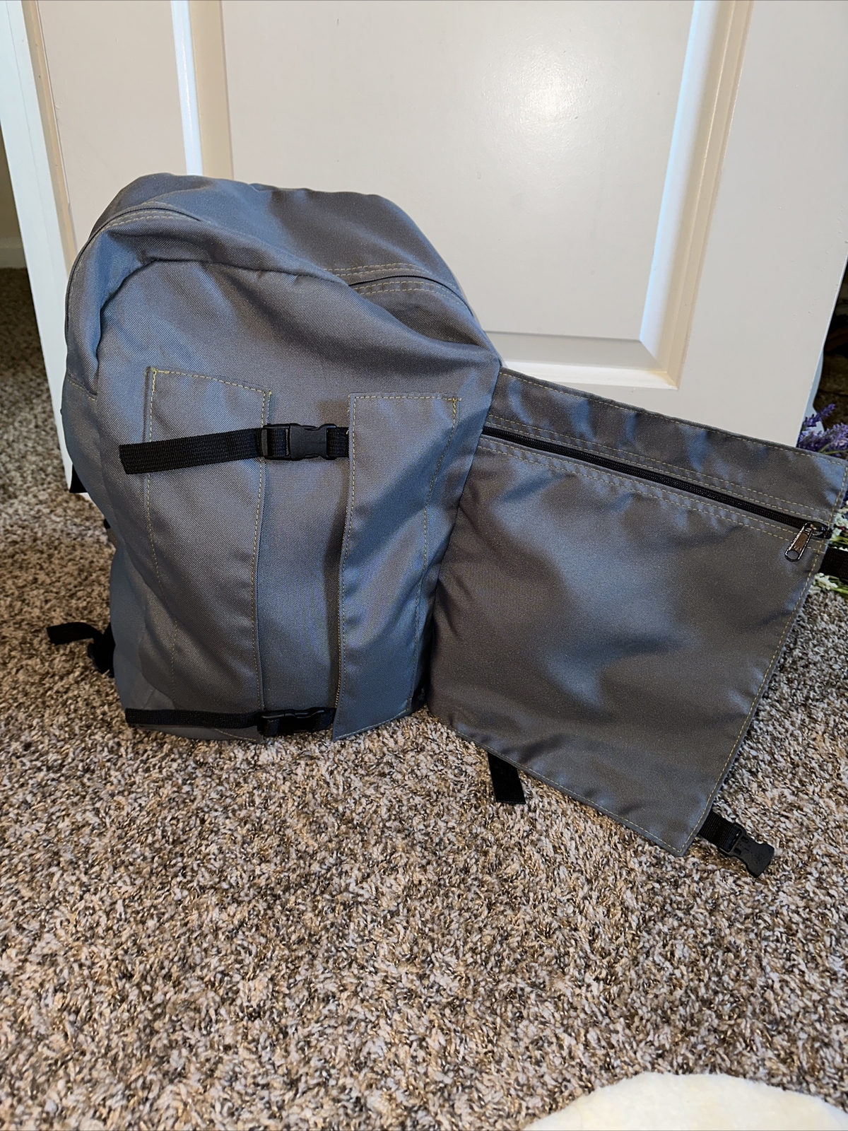 Shorty's Skateboarding Vintage Grey Skateboard Carrying Backpack