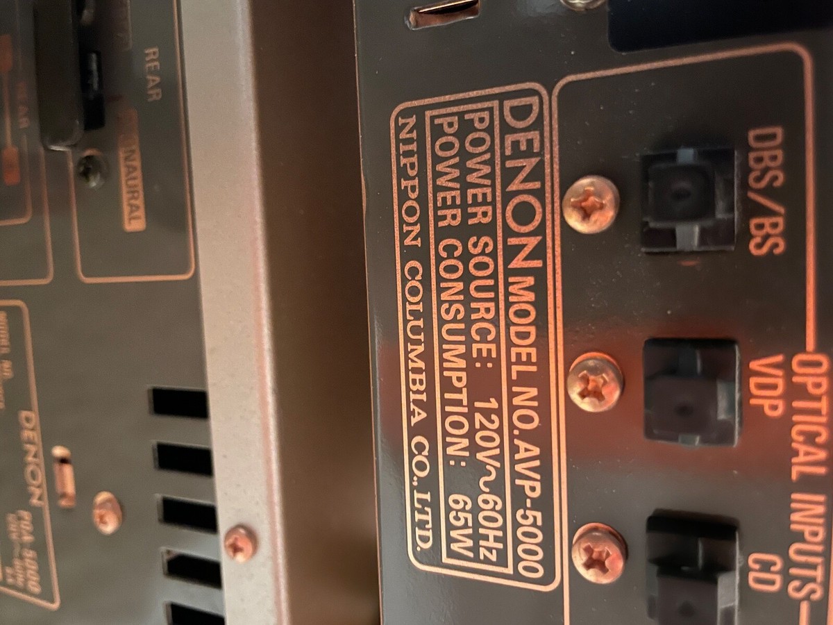 美品✨DENON AVコントロールアンプ AVP-5000 希少 レア 送料無料 美品✨DENON AVコントロールアンプ AVP-5000 希少 レア 送料無料