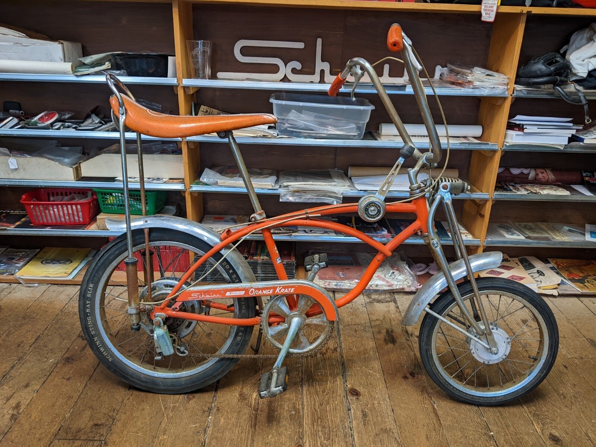 Original LH Nov 1972 Schwinn Stingray Orange Krate 5-Speed
