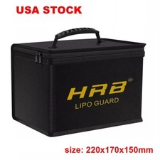HRB Fireproof Explosionproof Lipo Battery Safe Bag for Charging and Storage