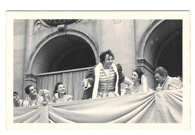 RPPC Austria Salzburg Cathedral Festival Jedermann Opera Ellinger RP Postcard