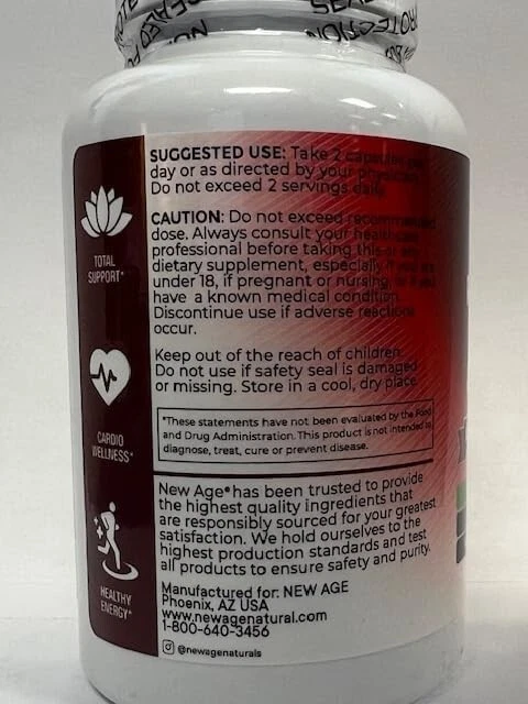 COQ10 200mg Arroz de Levadura Roja, Omega 3, Complejo de Magnesio, Zinc Vitamina K2 D3 Foto 3 de 4