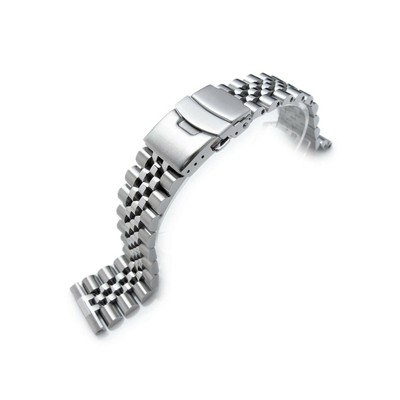 22Mm Super Jubilee 316L Stainless Steel Watch Band, Solid Straight End, Diver Clasp (888425044300)
