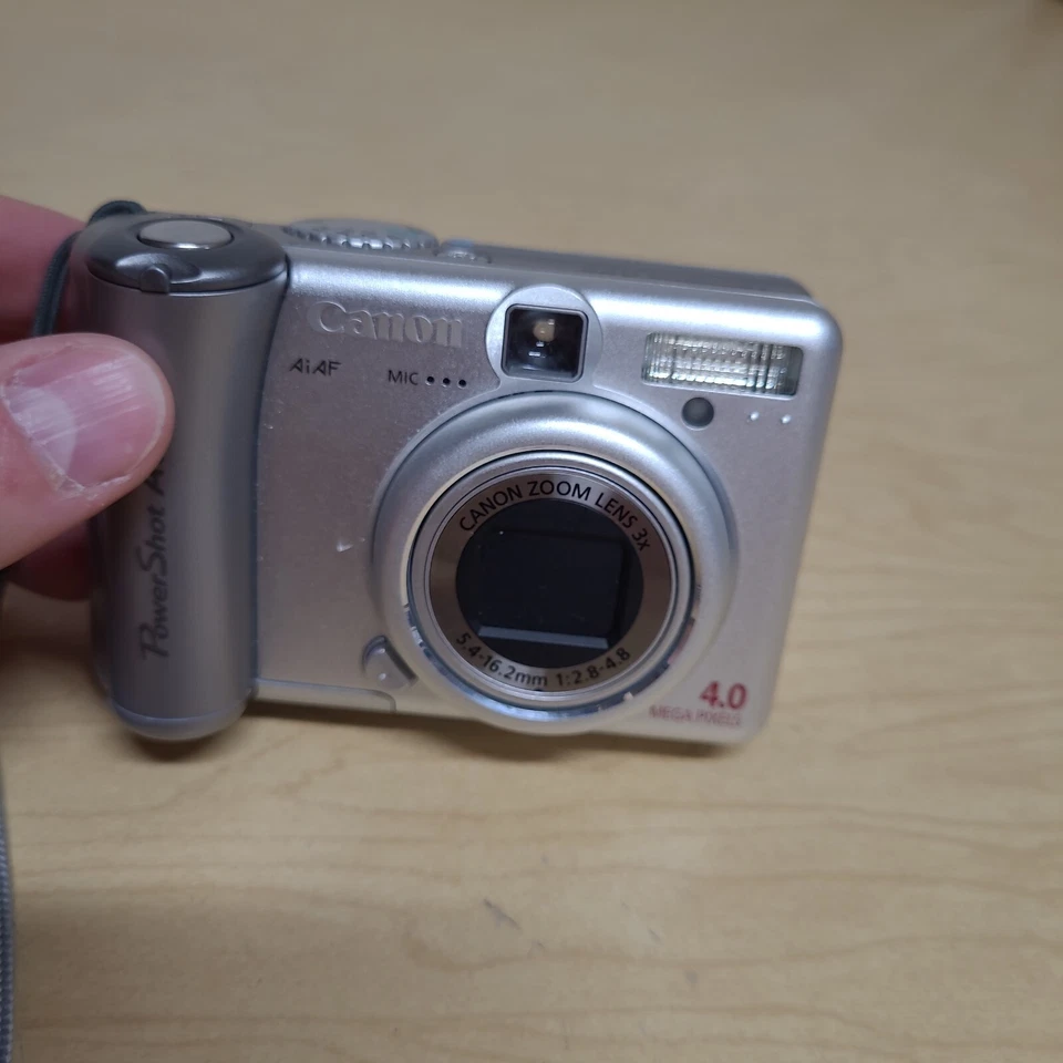 Винтажная цифровая камера Canon PowerShot A85 БЕЗ ПИТАНИЯ не включается как есть 4,0 Мп - Изображение 3 из 4