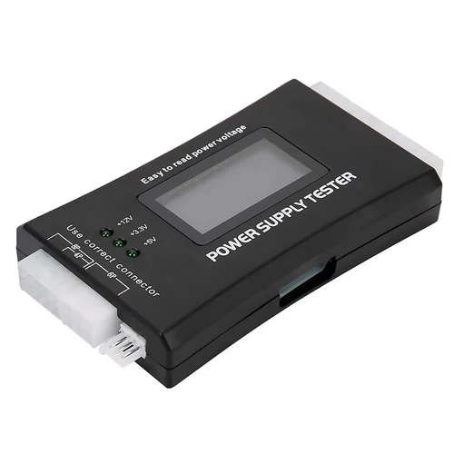 PC 20/24 Pin 4 PSU ATX BTX ITX SATA HDD Power Supply LCD Digital Tester Meter C