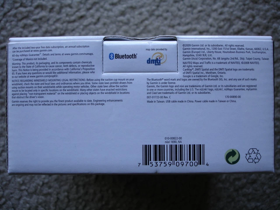 Brand New Garmin Nuvi 1690 4.3-Inch Portable Bluetooth Navigator - Image 4 of 4