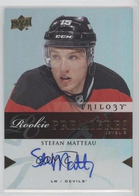 2013-14 Upper Deck Trilogy Premieres Level 3 34/49 Stefan Matteau Rookie RC 2d8