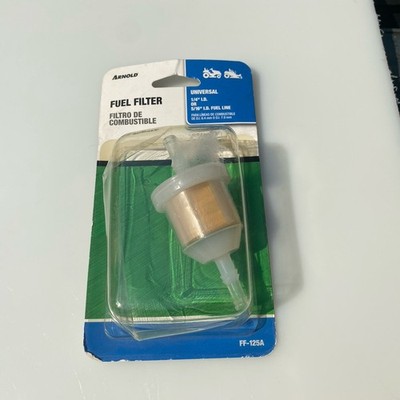 Arnold Universal Fuel Filter FF-125A for 1/4  or 5/16  Fuel Line - New Sealed