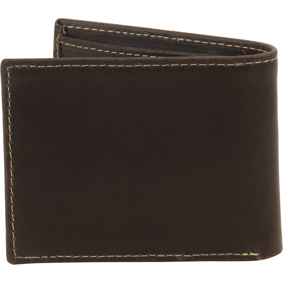 Timberland Men's Delta Brown Genuine Leather Slim-Fold Wallet - Image 3 of 4