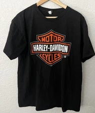 Harley Davidson Las Vegas T Shirt Black Extra Large XL