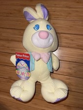 1997 Vintage Fisher-Price Easter Cozies Yellow Bunny