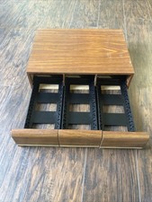 Vintage Cassette Tape Storage Box Drawer