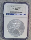 2007-W American Silver Eagle — photo from another recent sale