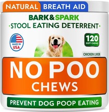 No Poo Chews for Dogs Coprophagia  Stool Eating Deterrent with Probiotics, ...