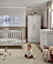 MAMAS & PAPA’S Atlas Cotbed Range with Dresser Changer & Wardrobe - RRP: £748