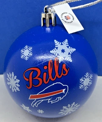 2025 Forever Collectibles -FOCO- NEW Buffalo Bills Blue Ball Ornament