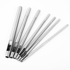 7Pcs Hollow Punch Leather Hole Cutter 0.5mm-5mm Round Punch Tool Set,Leatherc...