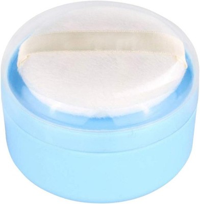 After-Bath Puff Box Empty Body Powder Container Dispenser Case with Sifter
