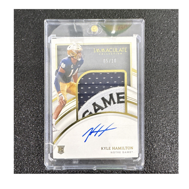 2022 Immaculate Collegiate Kyle Hamilton Notre Dame Rose Bowl RPA /10