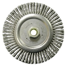 Roughneck&reg; Stringer Bead Wheel, 6 in dia x 3/16 in Face W x 5/8 in-11 UNC x