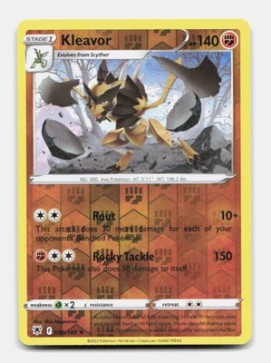 Kleavor 085/189 Rare ASR Astral Radiance Pokemon Reverse Holo NM/M