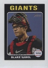2024 Heritage Mini Black Border 33/50 Blake Sabol (White Above Card Number) 0x4h