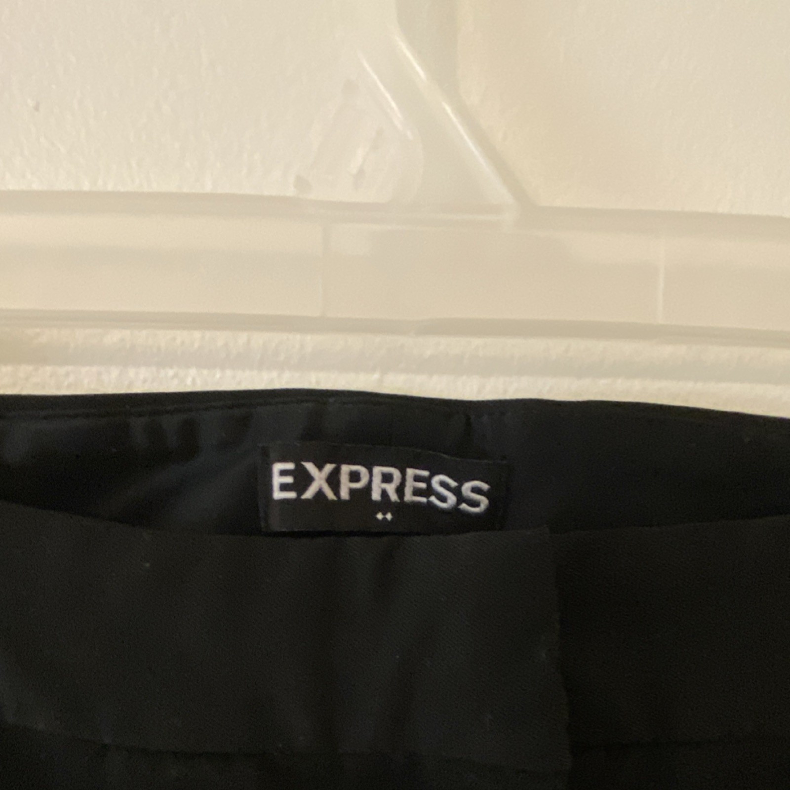 Express Columnist Barely Boot Black Flat Front Bo… - image 3