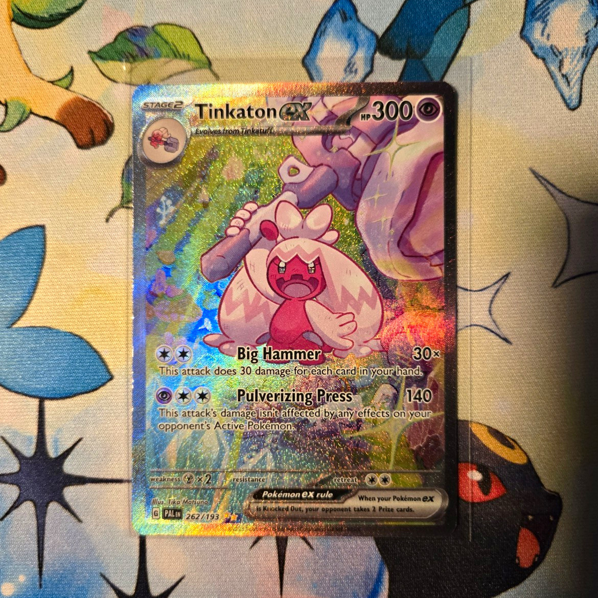Tinkaton ex 262/193 Paldea Evolved Full Art Holo Ultra Rare Pokemon TCG